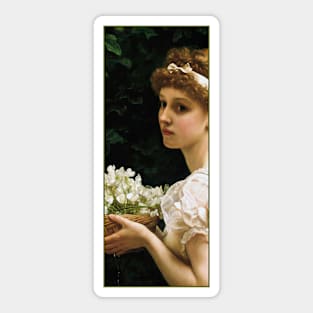 Pea Blossoms by Edward Poynter Sticker